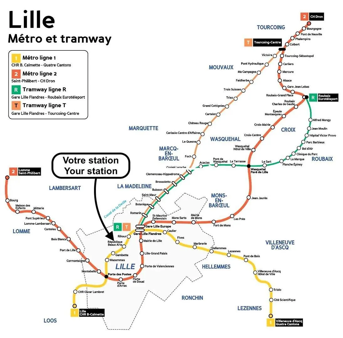 Fully-Equipped Apartment In City Center + Parking Lille